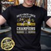 Milwaukee Brewers mascot t-shirt celebrating back-to-back NL Central Division Champions in baseball.