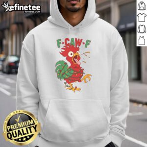 Funny F-CAW F-Christmas Santa Crow Hoodie featuring a playful design perfect for holiday festivities and crow lovers.
