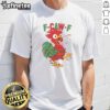 Funny F-Caw-F Christmas Santa Crow T-Shirt featuring a playful Santa crow design for festive humor.