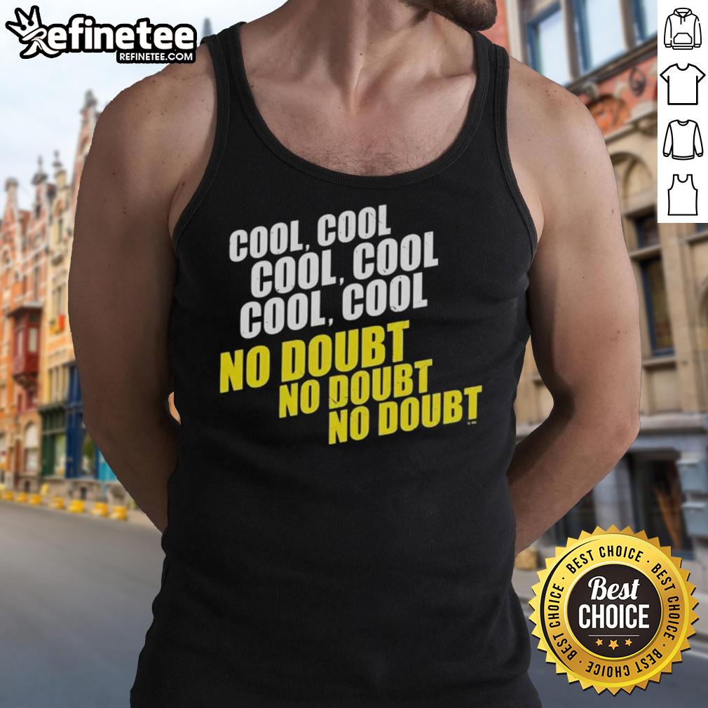 Trendy Good Cool Cool Cool No Doubt tank top in vibrant colors, perfect for casual summer outfits.