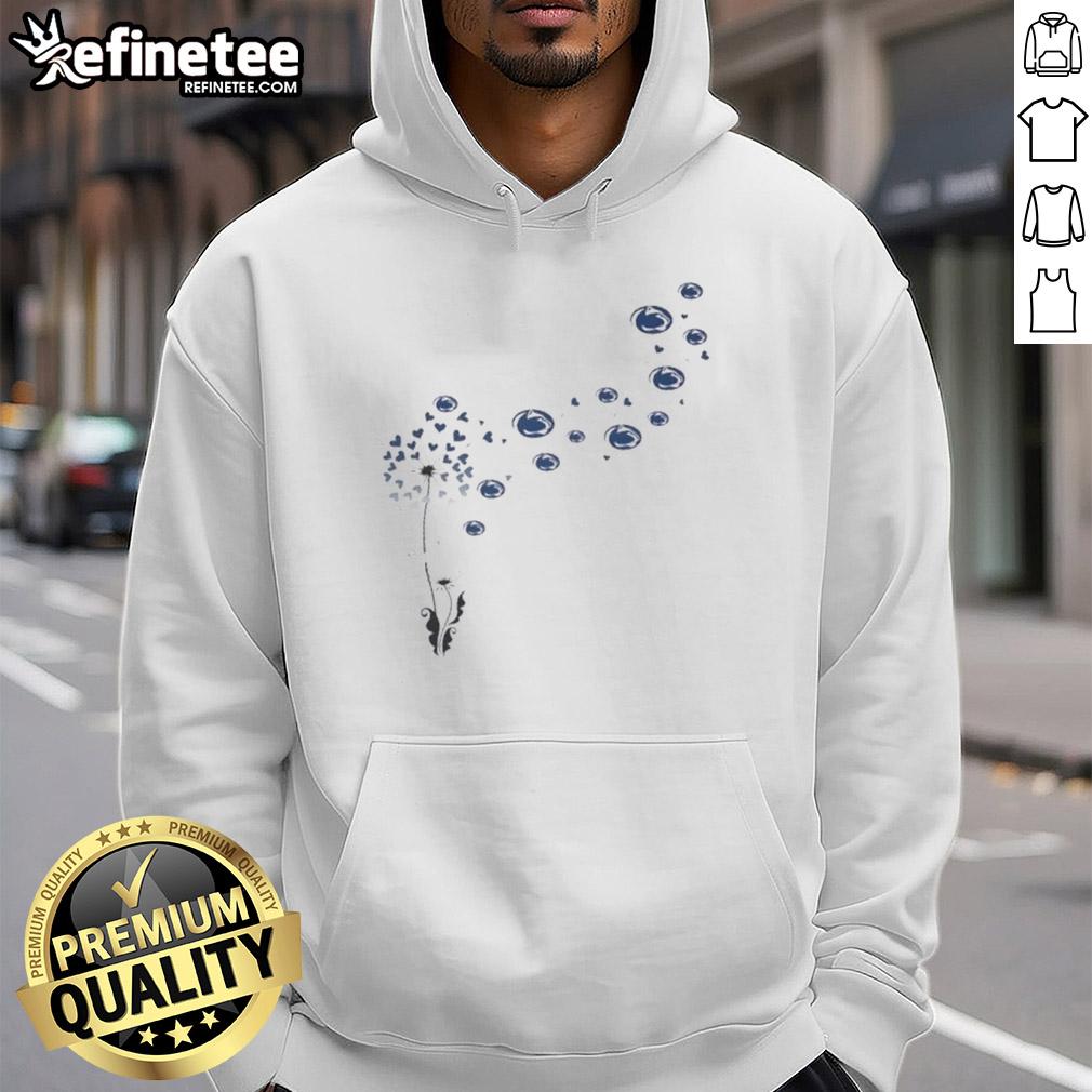 Good Dandelion Flower Penn State Nittany Lions Football Logo Hoodie showcasing vibrant design and team spirit.