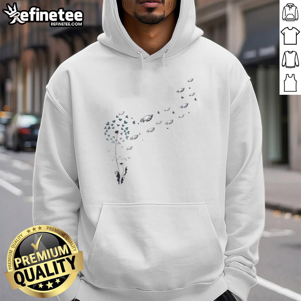 Alt Text: Good Dandelion Flower Philadelphia Eagles football logo hoodie, featuring a vibrant design for fans.