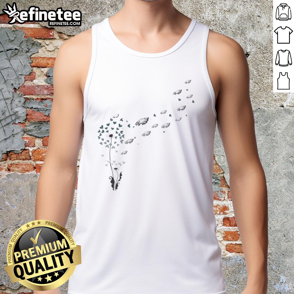 Good Dandelion Flower Philadelphia Eagles football logo tank top design featuring vibrant graphics and team spirit.