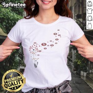 Good Dandelion Flower San Francisco 49ers Football Logo Ladies Tee design featuring vibrant floral graphics.