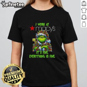 Good Grinch Christmas Tree tee from Macy's featuring a whimsical design, perfect for festive holiday celebrations.