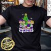 Good Peanuts Characters X Kansas State Wildcats Christmas T-Shirt featuring festive designs and team colors for holiday cheer.