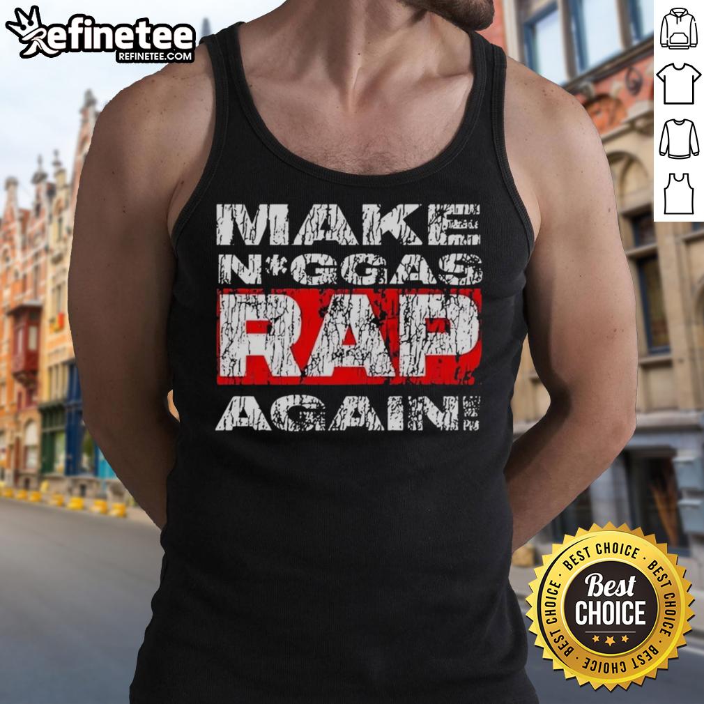 Nice Make Niggas Rap Again Tank Top featuring bold graphics, perfect for hip-hop fans and streetwear enthusiasts.