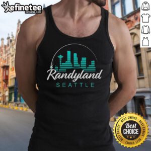 Randy Arozarena wearing a vibrant tank top at Randyland, showcasing Seattle Mariners spirit and style.
