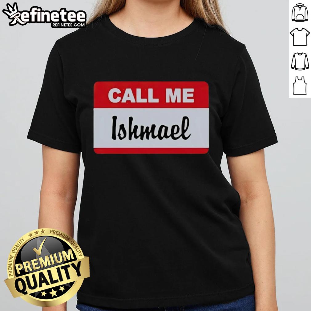 Nice Tom Home Economics Call Me Ishmael Ladies Tee featuring a stylish design perfect for fans of literature and fashion.