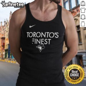 Stylish Toronto Blue Jays tank top showcasing local pride in Toronto's finest fashion for baseball fans.