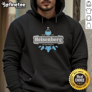Stylish Walter White Heisenberg hoodie featuring '99% Pure Crystal Meth' design, perfect for fans of Breaking Bad.