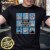 Alt Text: Official The Nonsense Bunch Monty Python And The Holy Grail X The Brady Bunch T-Shirt featuring iconic characters.