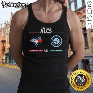 Official Toronto Blue Jays vs Seattle Mariners 2025 ALCS matchup tank top for MLB postseason fans.