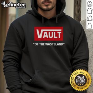 Alt Text: Stylish Official Vault of the Wasteland Hoodie featuring a unique design, perfect for gaming and casual wear.