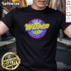 Official Womp FM Greatest Hits T-Shirt featuring vibrant graphics and classic design for music lovers and collectors.