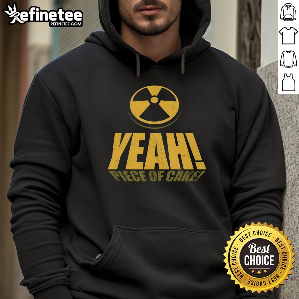 Official Yeah Piece of Cake Easy Like a 90 Hoodie in vibrant colors, perfect for casual streetwear style.