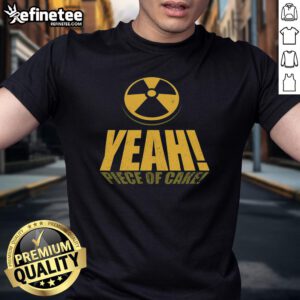 Official Yeah Piece Of Cake! Easy Like A 90 T-Shirt featuring retro design and vibrant colors for casual wear.