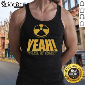 Official Yeah Piece of Cake Easy Like a 90 Tank Top featuring a stylish design and vibrant colors for summer fashion.