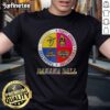 Alt Text: Savannah Bananas Party Animal Firefighters Tailgater logo t-shirt featuring vibrant colors and a fun design for fans.