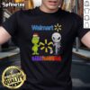 Original Walmart X Grinch and Jack Skellington Friends Fist Bump T-Shirt for Happy Hallothanksmas celebration.