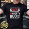 Alt Text: Premium Jackson State University T-Shirt celebrating SWAC Championship victory with 'Whoopty Doo' design.