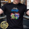 Premium Baby Grinch and Stitch X IHOP Merry Christmas T-Shirt featuring festive graphics for holiday cheer.