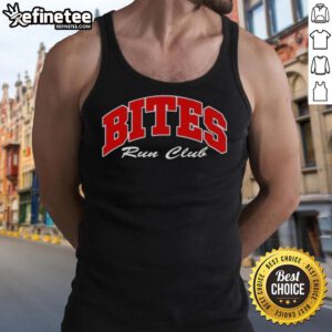 Premium Bites Run Club volume tank top in vibrant colors, perfect for fitness enthusiasts and casual wear.