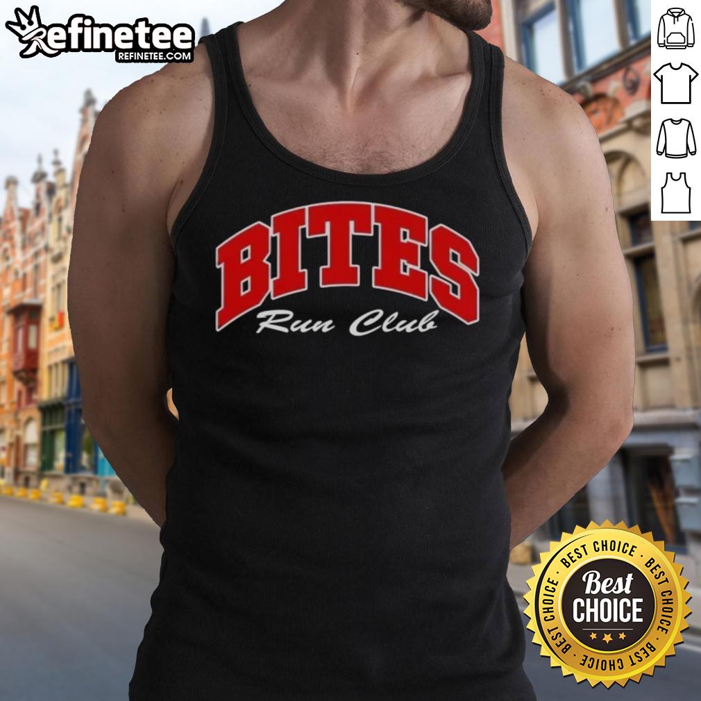 Premium Bites Run Club volume tank top in vibrant colors, perfect for fitness enthusiasts and casual wear.