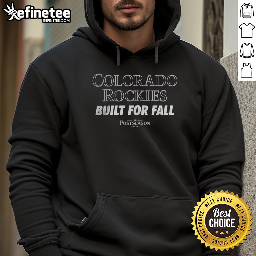 Premium Colorado Rockies hoodie for MLB postseason 2025, featuring stylish design and comfortable fit for all fans.