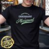 Stylish Premium Department Of Choreography And Merriment T-Shirt featuring a unique design for dance enthusiasts.