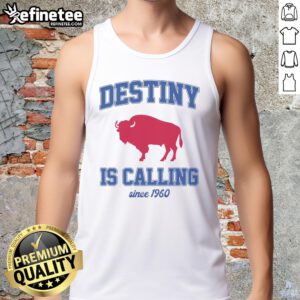 Premium Destiny Is Calling Since 1960 Buffalo Mafia Football Tank Top featuring bold graphics and vibrant colors.