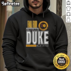 Alt Text: Premium Duke University Blue Devils 1988 Kansas City hoodie featuring classic design and vibrant team colors.