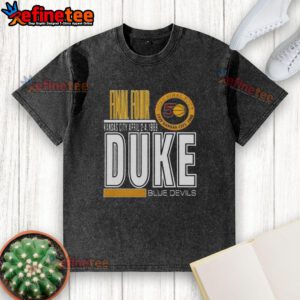 Premium Duke University Blue Devils 1988 Kansas City washed t-shirt, featuring vintage design and vibrant team colors.