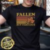 Premium Fallen Autumn Leaves T-Shirt featuring vibrant fall leaf designs, perfect for seasonal wardrobe updates.