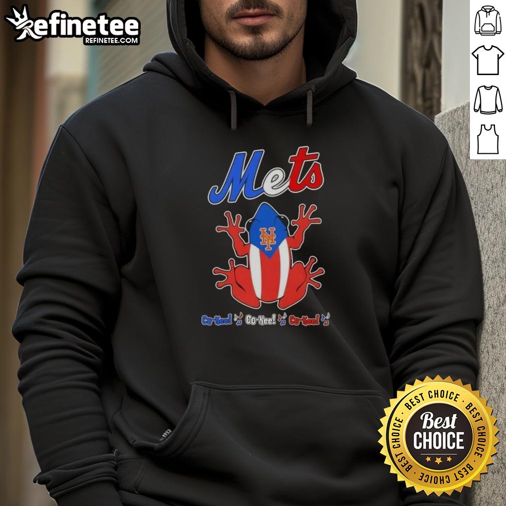 Premium Frog New York Mets Co-Kee Co-Kee Co-Kee hoodie featuring vibrant team colors and stylish design for fans.