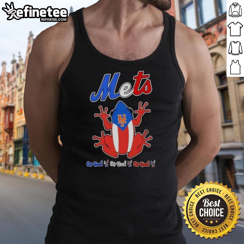 Premium Frog New York Mets Co-Kee Co-Kee Tank Top featuring vibrant team colors and stylish design for fans.