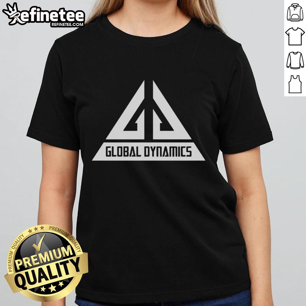 Premium Global Dynamics ladies tee in stylish design, perfect for casual wear and versatile outfits.