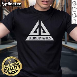 Premium Global Dynamics T-Shirt featuring a stylish design, perfect for casual wear and showcasing global connectivity.