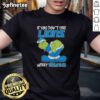 Premium Grinch 'If You Don't Like Detroit Lions, Merry Kissmyass' T-Shirt featuring a playful Grinch design.