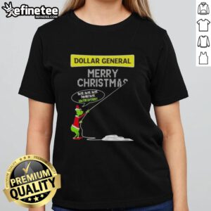 Premium Grinch Dollar General Merry Christmas tee featuring 'Hate Hate Hate' quote for festive holiday style.
