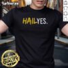 Premium Hail Yes Michigan Wolverines Football T-Shirt featuring bold team graphics and comfortable fabric for fans.