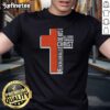Alt Text: Premium Syracuse Orange Football T-Shirt featuring 'I Can Do All Things Through Christ Who Strengthens Me' design.