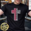 Premium Virginia Tech Football T-Shirt featuring 'I Can Do All Things Through Christ Who Strengthens Me' design.
