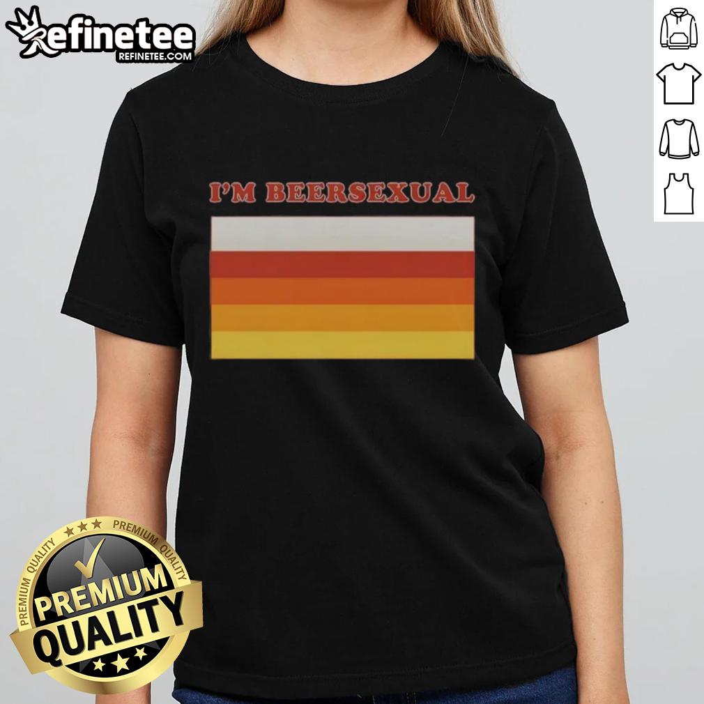 Premium Im Beersexual Ladies Tee in soft fabric featuring a stylish beer-themed design for casual wear.