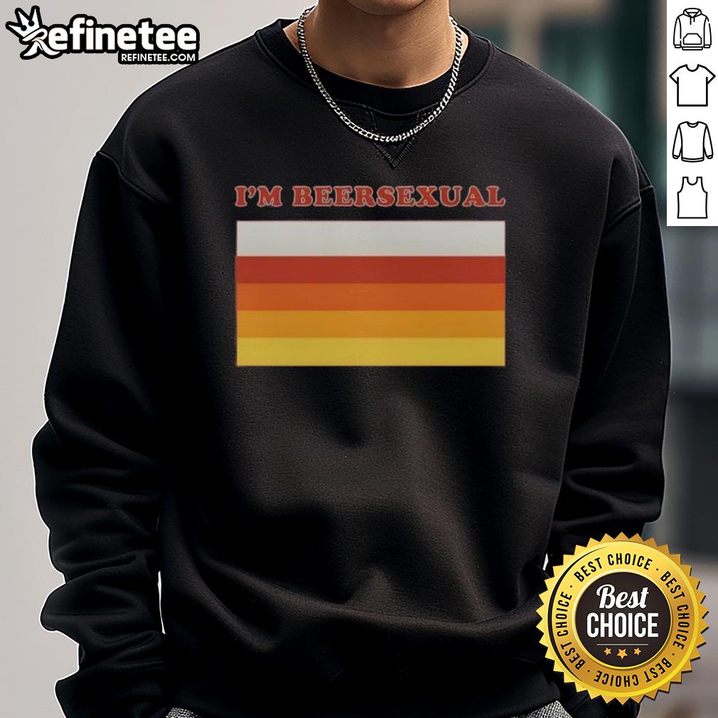 Premium Im Beersexual Sweatshirt in a stylish design, perfect for beer lovers and casual wear enthusiasts.