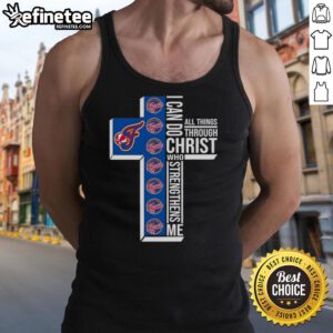 Premium Indiana Fever tank top featuring 'I Can Do All Things Through Christ Who Strengthens Me' design.