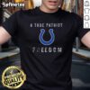 Premium Indianapolis Colts Football T-Shirt featuring 'A True Patriot' design, perfect for fans and game day attire.