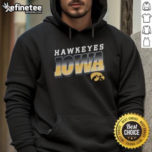 Premium Iowa Hawkeyes polished hoodie showcasing team logo and stylish design for fans and athletes.