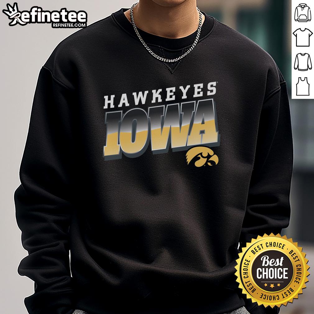 Premium Iowa Hawkeyes polished sweatshirt showcasing team logo and stylish design, perfect for fans and casual wear.