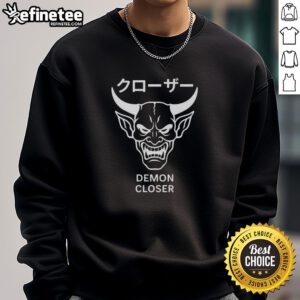 Premium Los Angeles Dodgers Demon Closer Sweatshirt featuring bold graphics and a comfortable fit for fans.